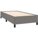  S oprugama i madracem tamnosivi 90x200 cm od tkanine | shoptok.hr