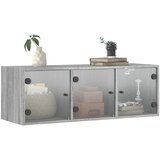  Zidni ormarić sa staklenim vratima boja hrasta 102 x 37 x 35 cm | shoptok.hr