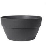 ELHO okrugla tegla za cvijeće Vibia Campana (Vanjska dimenzija (ø x V): 27 x 14 cm, Plastika, Antracit) Cijene