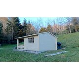 Male kuće Drvena vrtna kuća MONTANA 400 × 595 cm sa šindrom | shoptok.hr