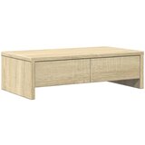 vidaXL Stojalo za zaslon s predali sonoma hrast 50x27x15 cm inž. les, (22137160) | Shoptok.si