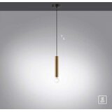 LEUCHTEN DIREKT 15617-60 - Luster na sajli BRUNA 1xE27/60W/230V mesing | Eponuda.com