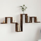  Zidna polica boja hrasta 104,5x10x43 cm od konstruiranog drva | Eponuda.com
