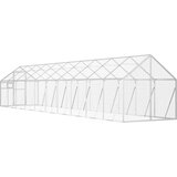  Kavez za ptice srebrni 1,79x10x1,85 m aluminijski | Eponuda.ba