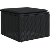  4-dijelni set vrtnih sofa od poliratana s jastucima crni | shoptok.hr
