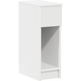 Maison Chic Nočna omarica - Nočna miza z predalom bela 20x36x60 cm, (21689903) | Shoptok.si