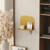 Hanah home Short Pouch - Gold Gold Wall Shelf