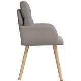  Trpezarijske stolice 2 pcs Tkanina Sivosmeđa 60 x 56 x 96 cm | Eponuda.com