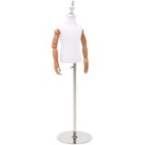  Podesivi Maneken 120-157 cm s Postoljem Uniseks PP Bijela Slike