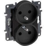 Legrand Dupla zidna utičnica bez okvira 250V/16A NILOE STEP crna | Eponuda.com