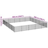  Kavez za pse crni 25 m² čelični | shoptok.hr