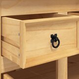 Visoka komoda Corona smeđa 112x43x196 cm borovina meksički stil | Eponuda.com