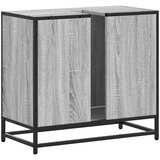 vidaXL Kupaonski ormarić za umivaonik sivi Sonoma 65x33x60 cm | shoptok.hr
