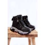 Kesi Children's Boots Warm Trappers With Zipper Black Marvin Cene'.'