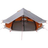 Tipi šator s krovom Siva i narančasta 800 x 800 x 430 cm | Eponuda.com