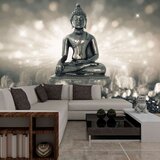  Samoljepljiva foto tapeta - Silver Buddha 98x70 | shoptok.hr