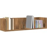 vidaXL Stenska polica za CD plošče 75x18x18 cm inženirski les | Shoptok.si