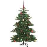 vidaXL Umetno Zložljivo Božično Drevo with LEDs z stojalom 150cm PVC | Shoptok.si