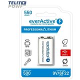EverActive 6F22 / 9V Li-Ion 550mAh baterija sa USB-C ulazom za punjenje ( 4436 ) | ePonuda.com
