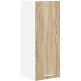 vidaXL viseći ormarić zidne riga sonoma hrast i bijela 30 x 31 x 80 cm | shoptok.hr