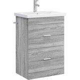 vidaXL Set namještaja za kupaonicu Siva Sonoma 61 x 40 x 84 5 cm - Siva Sonoma 61 x 40 x 84 5 cm | shoptok.hr