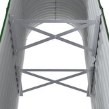  Povišena vrtna gredica od pocinčanog čelika 114 x 40 x 68 cm zelena | shoptok.hr