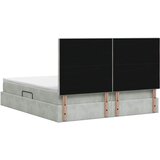  Krevet s od storage s pohranom Svjetlosiva 200 x 200 cm Baršun | shoptok.hr