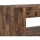  Kreveta Dimljeni hrast 116 x 30 x 75 cm Konstruirano drvo | shoptok.hr