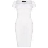 Dewberry Z2016 WOMEN'S DRESS-PLAIN WHITE | Shoptok.si