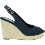 Tommy Hilfiger Iconic Elena Sling Back Wedge Tamno plava Cijene