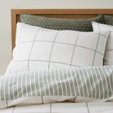 Bianca Zelena/kremno bela flanelna posteljnina za zakonsko posteljo 200x200 cm Brushed Regal Check – | Shoptok.si