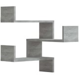 vidaXL Stenska kotna polica 2 kosa siva sonoma 40x40x50 cm | Shoptok.si