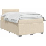  Boxspring krevet s madracem Krem 120 x 200 cm Tkanina | shoptok.hr