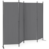 Multi Garden preklopni paravan za vrt i prostorije, 4-dijelni &amp;ndash; 167x216 cm, sivi Slike