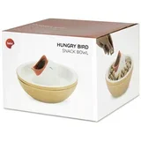 Rumena/bela keramična skledica za serviranje 250 ml Hungry Bird –