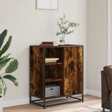  Komoda dimljeni hrast 62x35x76 cm konstruirano drvo | shoptok.hr