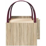Krevet s Tunnels 3 kom. Sonoma i Crvena Konstruirano drvo | shoptok.hr