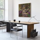  Slika - Claude Monet – A Pathway in Monet\'s Garden 60x60 U prirodnom drvenom okviru | shoptok.hr