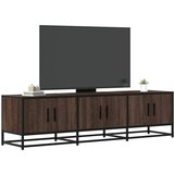 vidaXL TV omarica rjavi hrast 150x35x41 cm inženirski les in kovina Cene