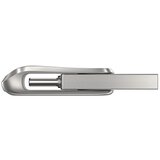 Sandisk USB C & USB DISK 256GB Ultra Dual LUXE, 3.1, srebrn, kovinski, branje do 150MB/s (SDDDC4-256G-G46) | Shoptok.si