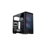 Phanteks kuciste eclipse P200A d-rgb black, tempered glass cene