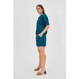 Marisse Green Cotton-Linen Shorts | shoptok.hr