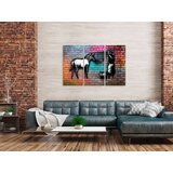  Slika - Washing Zebra - Colourful Brick (3 Parts) 90x60 | shoptok.hr