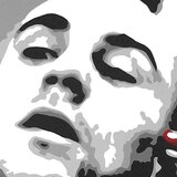 Ručno slikane slike na platnu pop art taxi driver