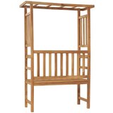  Vrtna klupa s pergolom 115 cm od masivne tikovine | Eponuda.com