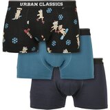 Urban Classics Organic X-Mas boxers 3-pack teddy aop+jasper+navy | shoptok.hr
