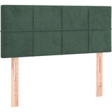 Maison Chic posteljno vzglavje - vzglavna omarica - nočna omarica temno zeleno 100x5x78/88 cm žamet, (21707352) Cene