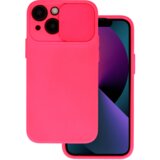 Onasi Lens Cover silikonski ovitek zaščita za iPhone 15 Plus - pink | Shoptok.si