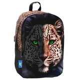 Luna Animal Planet Zaobljena šolska torba, nahrbtnik z motivom leoparda 32x15x45cm | Shoptok.si