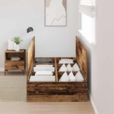  Krevet s ladicama Staro drvo 80 x 200 cm Konstruirano drvo | shoptok.hr